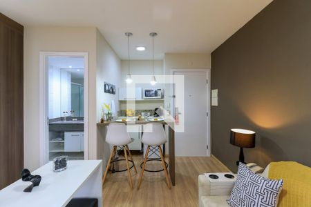 Sala de apartamento para alugar com 1 quarto, 52m² em Nova Piraju, São Paulo