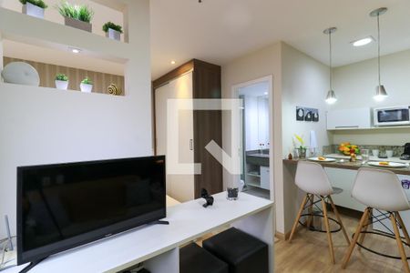 Sala de apartamento para alugar com 1 quarto, 52m² em Nova Piraju, São Paulo
