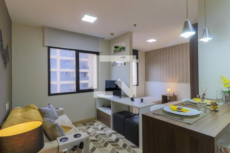 Sala de apartamento para alugar com 1 quarto, 52m² em Nova Piraju, São Paulo