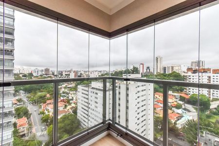 Varanda - Vista de apartamento à venda com 2 quartos, 70m² em Pinheiros, São Paulo