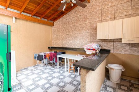 Casa à venda com 397m², 4 quartos e 2 vagasÁrea da churrasqueira