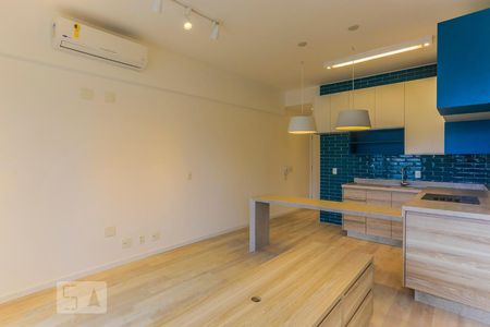 Sala  de apartamento à venda com 1 quarto, 42m² em Paraíso, São Paulo