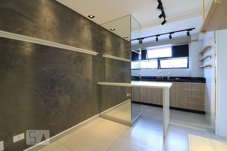 Sala de apartamento para alugar com 1 quarto, 30m² em Mercês, Curitiba