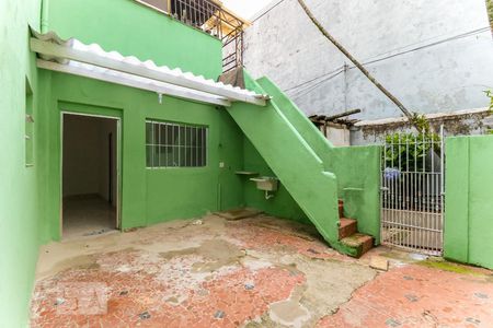 Área externa e serviço de casa para alugar com 1 quarto, 50m² em Vila Santa Clara, São Paulo
