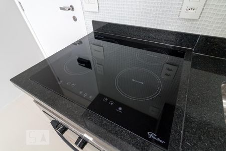 Studio para alugar com 38m², 1 quarto e 1 vagaCozinha - fogão de indução