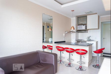 Sala/Cozinha de apartamento para alugar com 1 quarto, 33m² em Brás, São Paulo
