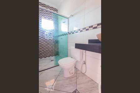 Banheiro da Suíte de casa à venda com 2 quartos, 250m² em Céu Azul, Belo Horizonte