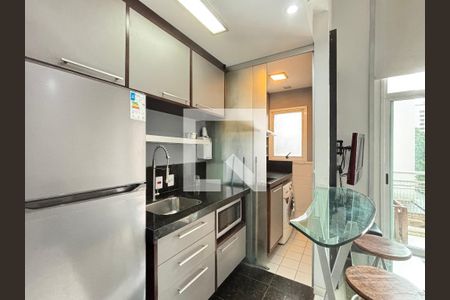 Sala/Cozinha de apartamento para alugar com 1 quarto, 52m² em Vila Olímpia, São Paulo