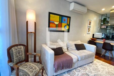 Sala de apartamento para alugar com 1 quarto, 45m² em Tamboré, Santana de Parnaíba