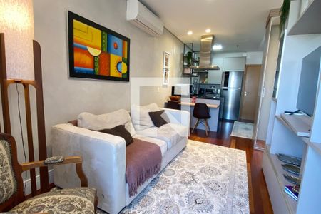 Sala de apartamento para alugar com 1 quarto, 45m² em Tamboré, Santana de Parnaíba