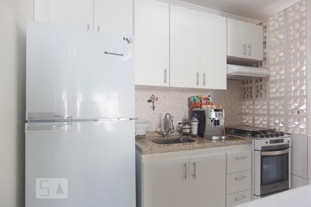 Cozinha de apartamento à venda com 2 quartos, 50m² em Vila Marieta, Campinas