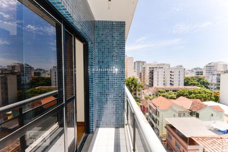 Varanda da Sala de apartamento à venda com 3 quartos, 119m² em Tijuca, Rio de Janeiro