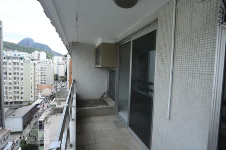 Varanda da Sala de apartamento para alugar com 2 quartos, 59m² em Copacabana, Rio de Janeiro
