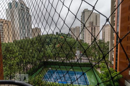 Vista da Varanda de kitnet/studio à venda com 1 quarto, 55m² em Alphaville Industrial, Barueri