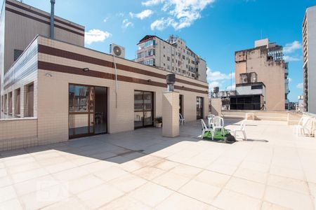 Terraço de kitnet/studio para alugar com 1 quarto, 22m² em Centro Histórico, Porto Alegre