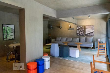 Área comum - Salão de festas de apartamento para alugar com 1 quarto, 100m² em Vila Pompéia, São Paulo