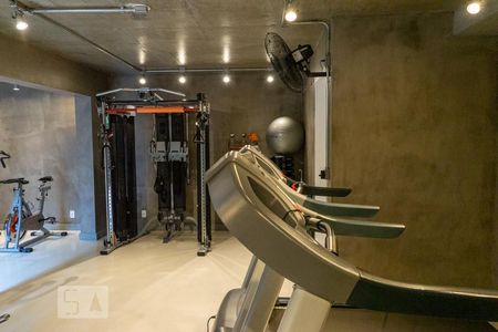 Área comum - Academia de apartamento para alugar com 1 quarto, 100m² em Vila Pompéia, São Paulo