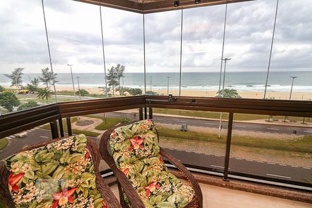 Sala e Varanda de apartamento para alugar com 2 quartos, 90m² em Recreio dos Bandeirantes, Rio de Janeiro