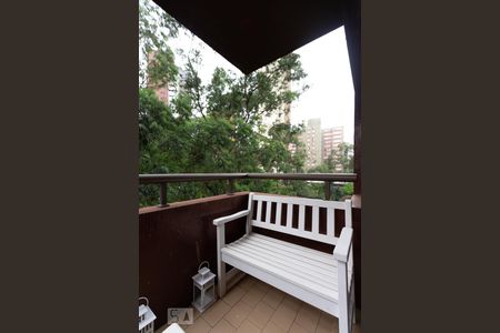 Varanda da sala de apartamento para alugar com 1 quarto, 100m² em Jardim Londrina, São Paulo
