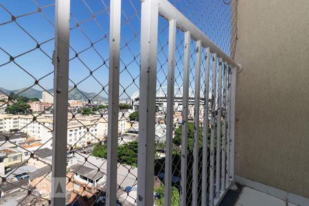Varanda da Sala de apartamento para alugar com 2 quartos, 50m² em Todos Os Santos, Rio de Janeiro