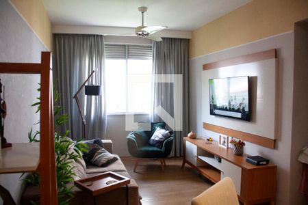 Sala de apartamento para alugar com 2 quartos, 55m² em Pitangueiras, Rio de Janeiro