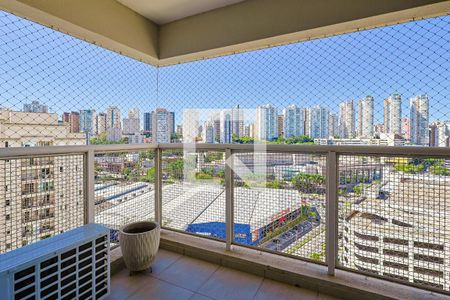 Varanda da Sala de apartamento para alugar com 2 quartos, 61m² em Vila Andrade, São Paulo