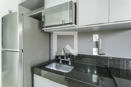 Sala/Cozinha de apartamento para alugar com 1 quarto, 52m² em Itaim Bibi, São Paulo