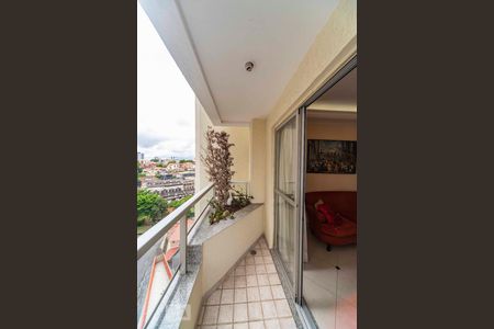 Varanda da Sala de apartamento para alugar com 3 quartos, 91m² em Vila Gilda, Santo André