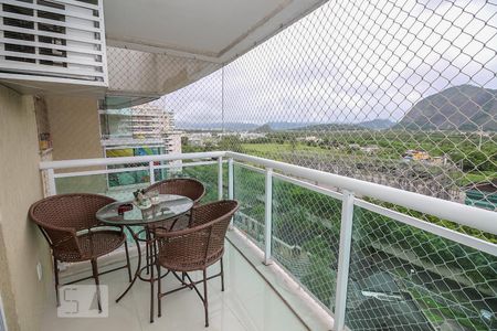 Varanda da Sala de apartamento para alugar com 2 quartos, 65m² em Recreio dos Bandeirantes, Rio de Janeiro