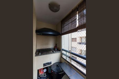 Varanda com churrasqueira de apartamento para alugar com 1 quarto, 35m² em Jabaquara, São Paulo