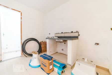 Cozinha de apartamento para alugar com 1 quarto, 35m² em Vila Gustavo, São Paulo