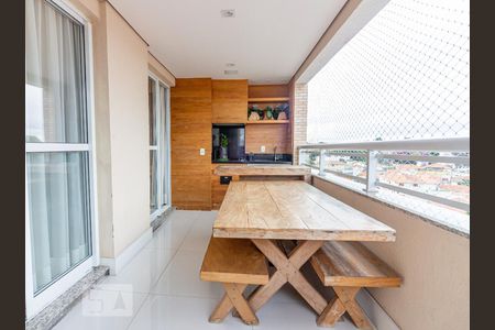Varanda Gourmet de apartamento à venda com 3 quartos, 100m² em Vila Lageado, São Paulo