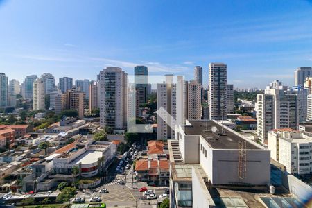 Vista da Varanda - Sala/cozinha de apartamento para alugar com 1 quarto, 40m² em Vila Cordeiro, São Paulo