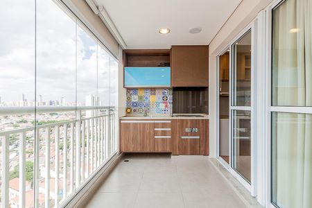 Varanda gourmet de apartamento para alugar com 3 quartos, 76m² em Vila Bertioga, São Paulo