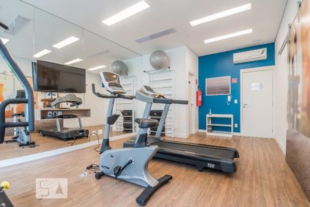 Apartamento para alugar com 42m², 1 quarto e 1 vaga Apartamento para alugar com 42m², 1 quarto e 1 vagaAcademia