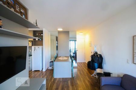Sala de apartamento à venda com 1 quarto, 41m² em Cidade Monções, São Paulo