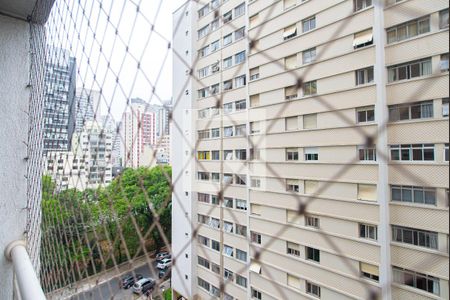 Vista da Varanda da Sala de apartamento para alugar com 2 quartos, 52m² em Bela Vista, São Paulo