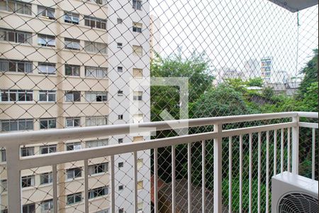 Varanda da Sala de apartamento para alugar com 2 quartos, 52m² em Bela Vista, São Paulo