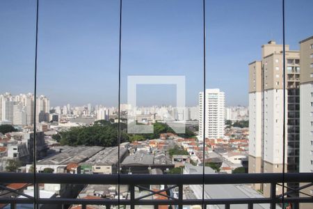 Vista da varanda e sala de apartamento para alugar com 3 quartos, 76m² em Mooca, São Paulo