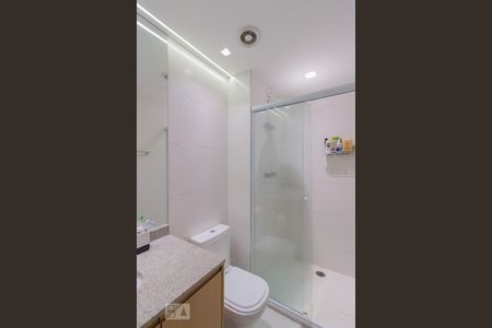 Banheiro da Suíte de apartamento à venda com 1 quarto, 55m² em Vila Cruzeiro, São Paulo