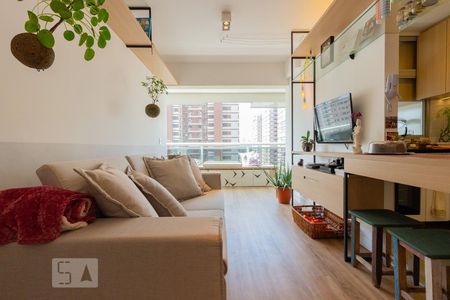 Sala de apartamento à venda com 1 quarto, 55m² em Vila Cruzeiro, São Paulo