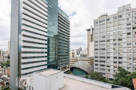 Vista da Sala de apartamento à venda com 1 quarto, 35m² em Jardim Paulista, São Paulo