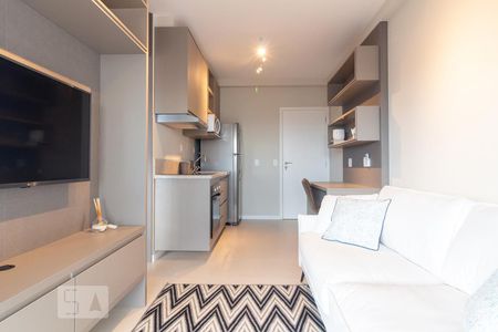 Sala de apartamento para alugar com 1 quarto, 41m² em Cidade Monções, São Paulo