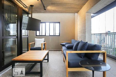 Área comum - Espaço Gourmet de kitnet/studio para alugar com 1 quarto, 29m² em República, São Paulo