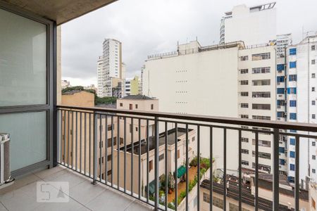 Sacada da Kitnet de kitnet/studio para alugar com 1 quarto, 29m² em República, São Paulo