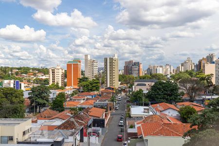 Vista da sala de apartamento à venda com 2 quartos, 58m² em Cambuí, Campinas