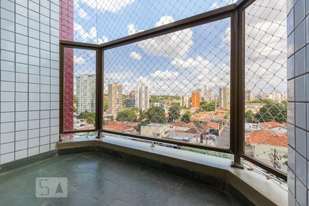 Sacada da sala de apartamento à venda com 2 quartos, 58m² em Cambuí, Campinas