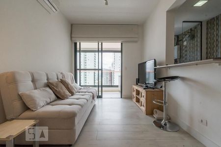 Sala de apartamento para alugar com 1 quarto, 50m² em Jardim Santo Amaro, São Paulo