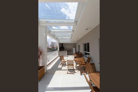 Apartamento para alugar com 38m², 1 quarto e 1 vaga Apartamento para alugar com 38m², 1 quarto e 1 vagaÁrea comum - Churrasqueira