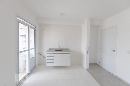 Sala e Cozinha de apartamento para alugar com 1 quarto, 38m² em Belém, São Paulo